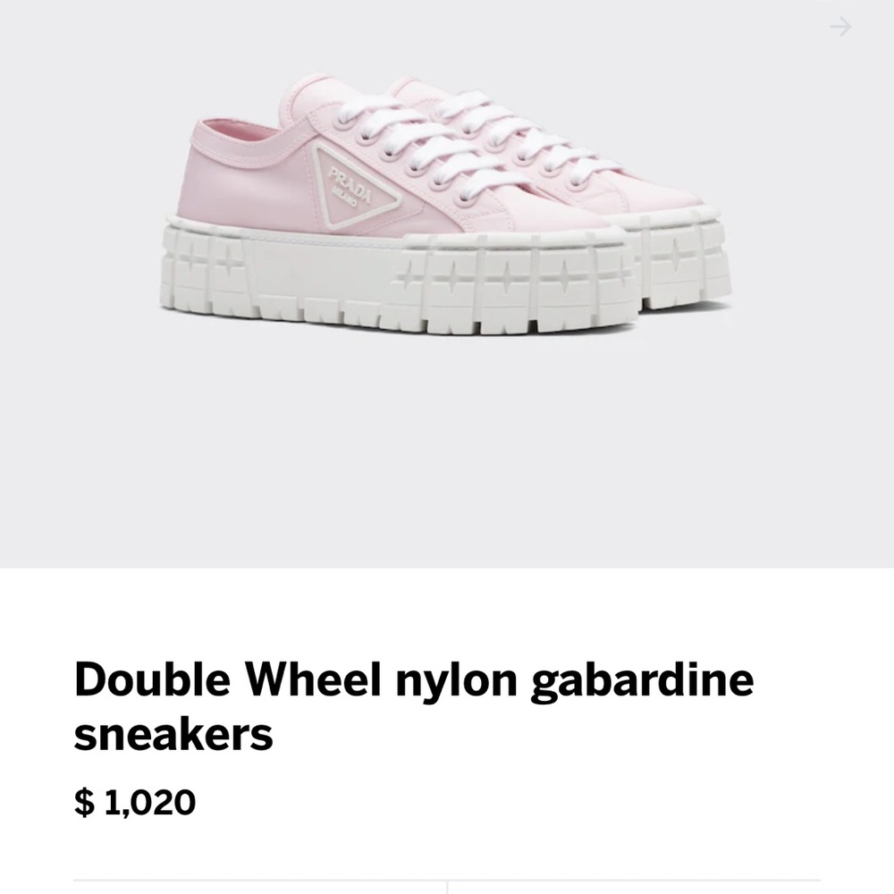 Calzature donna prada sneaker